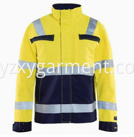 Yellow and black work uniform